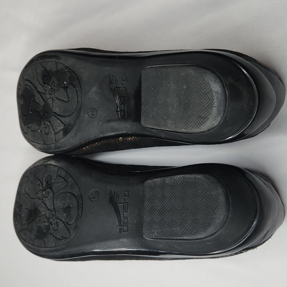 Dansko Olena Metallic Slip On Button Loafer, Copper Leather, 40 - Picture 9 of 10